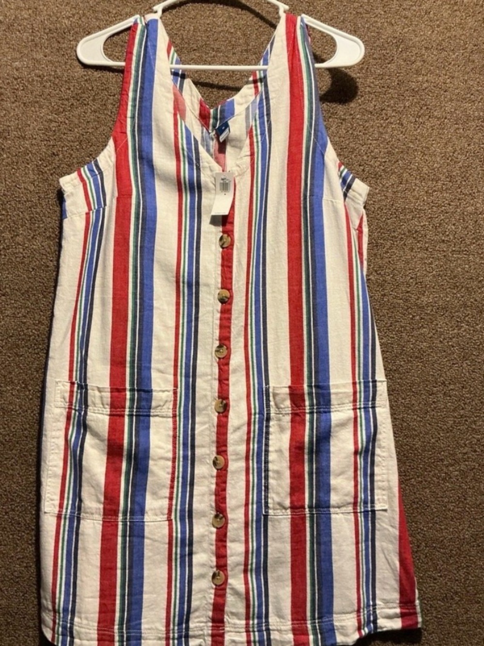 Old Navy NWT sleeveless Shirt Dress